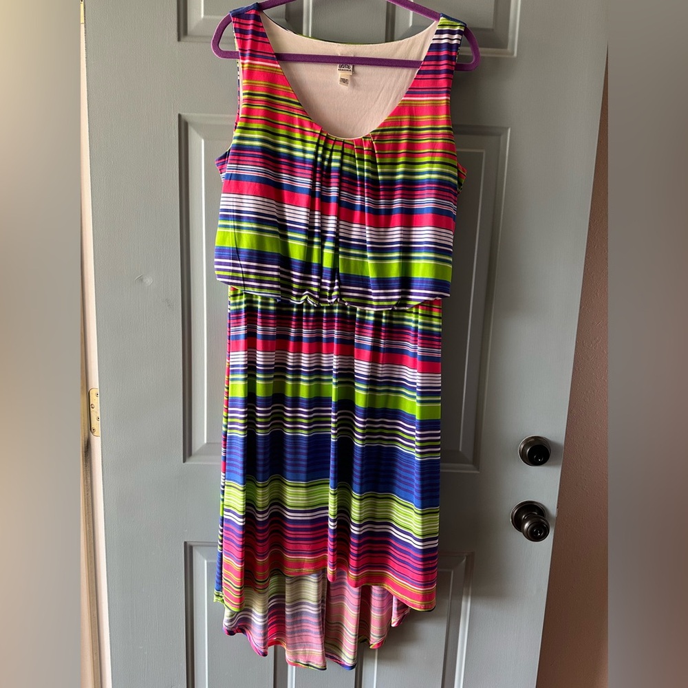Sangria brand hi-low summer dress size 14